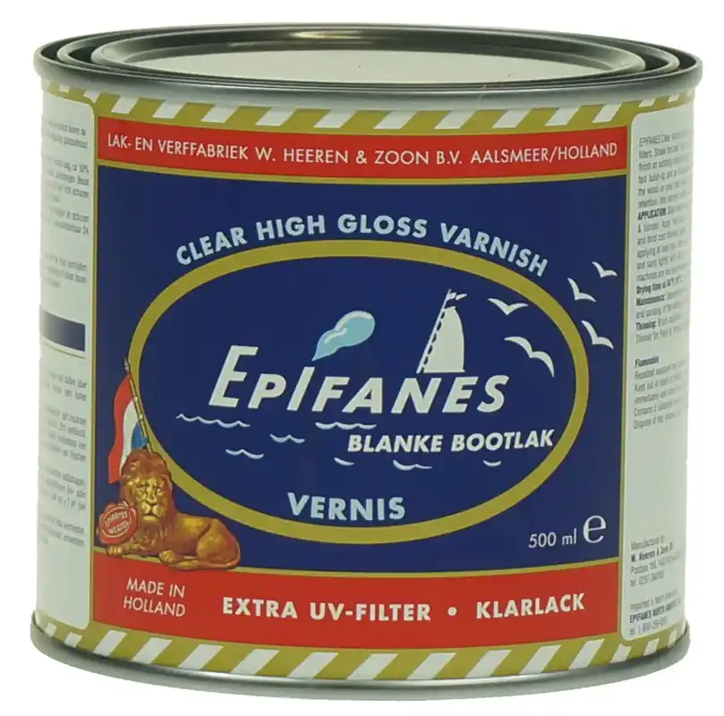 Op = Op epifanes blanke bootlak (transparant) (0,25 ltr)