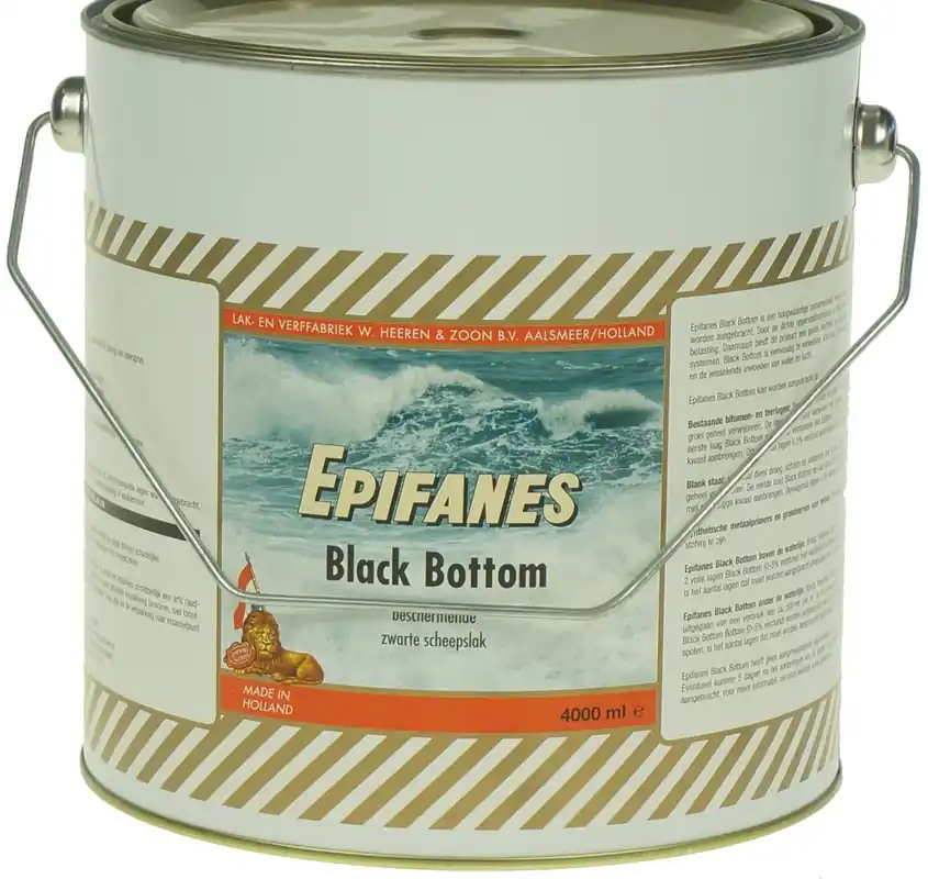 Flitsaanbieding epifanes black bottom (zwart) 4 liter