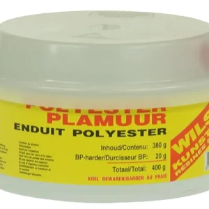 wilsor polyesterplamuur (grijs) 0,4 kilo Lage Kosten