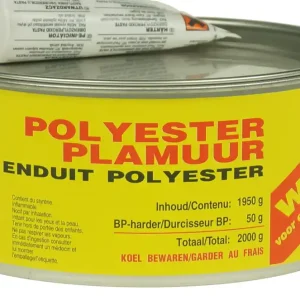 Direct Verzonden wilsor polyesterplamuur (grijs) 2 kilo
