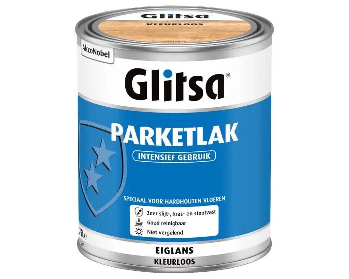 Koop Vandaag Glitsa Parketlak Eiglans 0,75 ltr