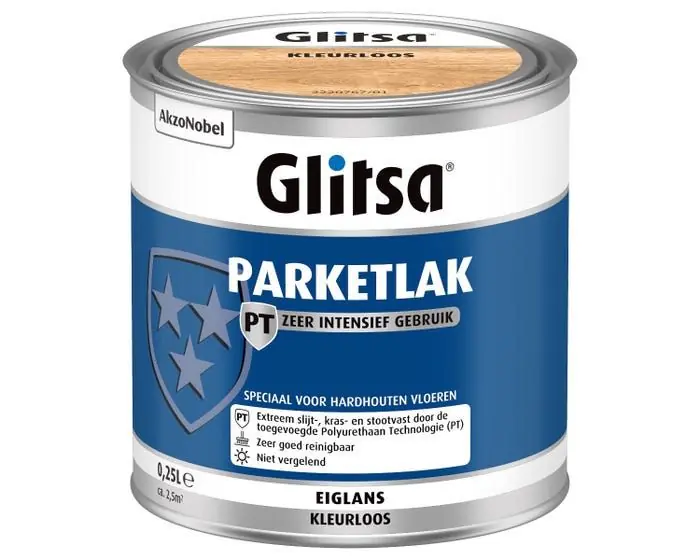 Glitsa Parketlak PT Eiglans 0,25 ltr Alleen Vandaag
