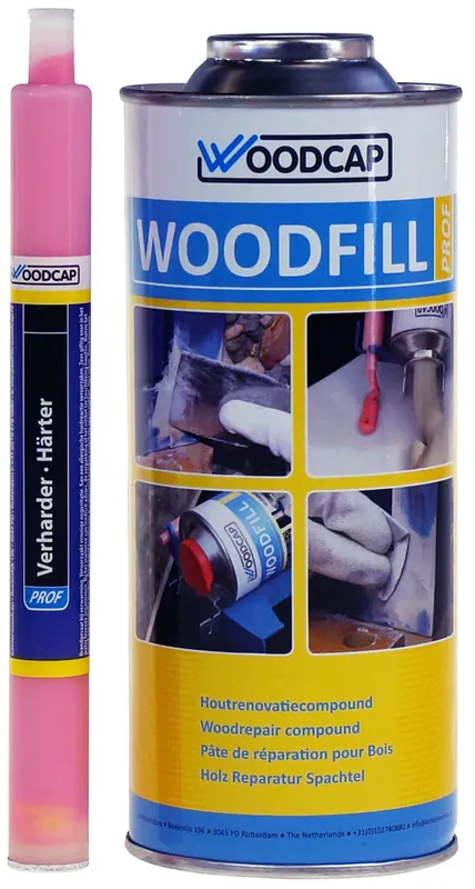 Woodcap woodfill set (Wit) 1,2 kg Direct Beschikbaar