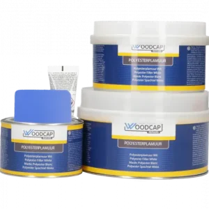Beperkt Aanbod woodcap polyester plamuur (wit) 2 kg