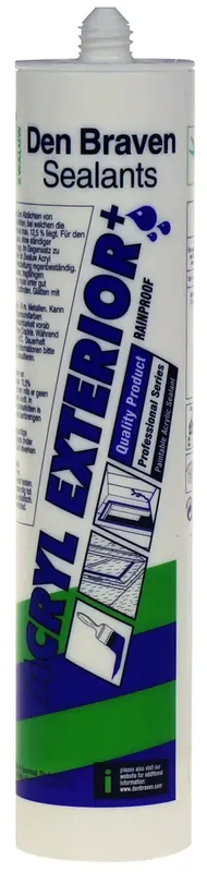 Lage Kosten Den Braven Zwaluw acryl exterior+ 0,31 ltr (Wit)