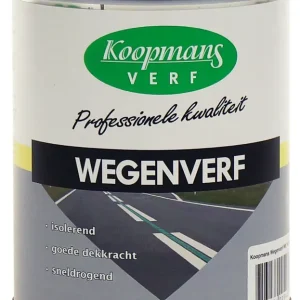 Superprijs koopmans wegenverf (wit) 0,75 ltr