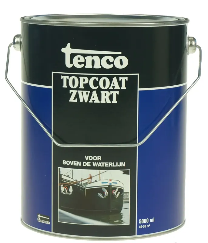 tenco topcoat (zwart) 5 ltr Rechtstreeks Van De Fabrikant