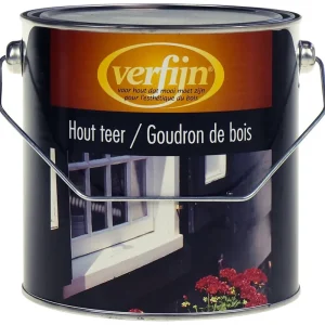 Verfijn Hout Teer (zwart) 2,5 ltr Speciale Aanbieding
