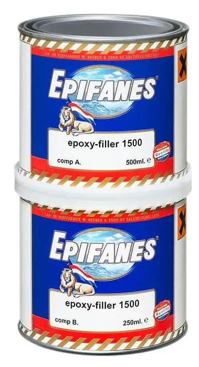 Direct Verzonden epifanes epoxy filler 1500 (Grijs) (0,75 ltr)