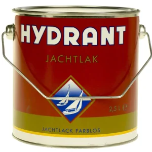 Beperkt Aanbod hydrant jachtlak (blank) 2,5 ltr