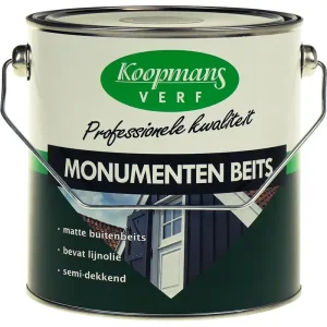 Must-Have koopmans monumentenbeits zwart 2,5 ltr
