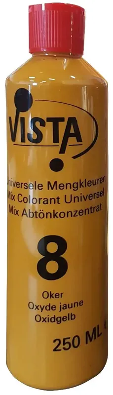 Vista Universele Mengkleur (08 oker) 0,25 ltr Alleen Vandaag