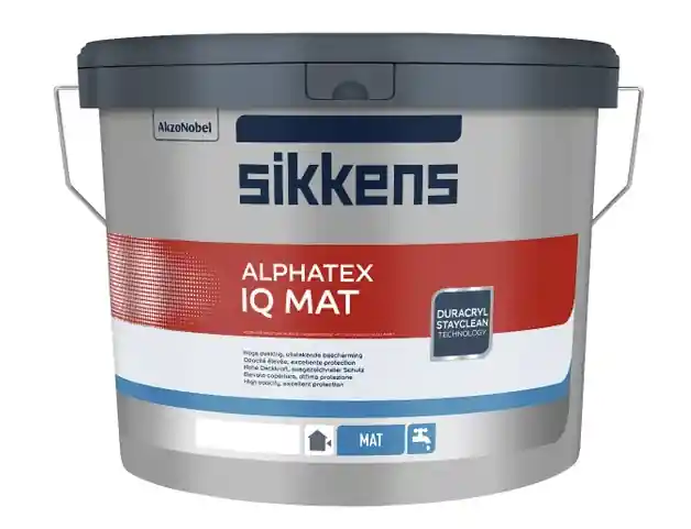 Beperkte Voorraad Sikkens Alphatex IQ mat Lichte kleur