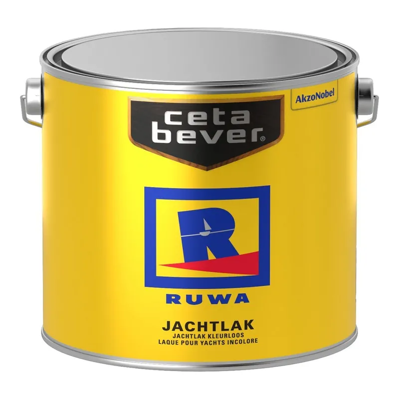 Ruwa Jachtlak Blank 0.25 ltr Op = Op
