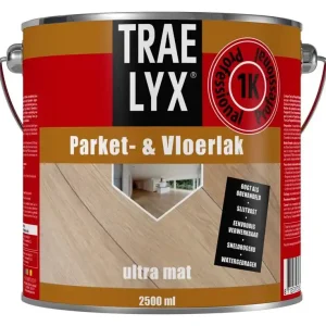 Weekendaanbieding Trae Lyx Parket en Vloerlak Ultra-Mat 2,5 liter