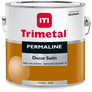 Bestel Nu trimetal permaline decor satin (donkere kleur) 1 l