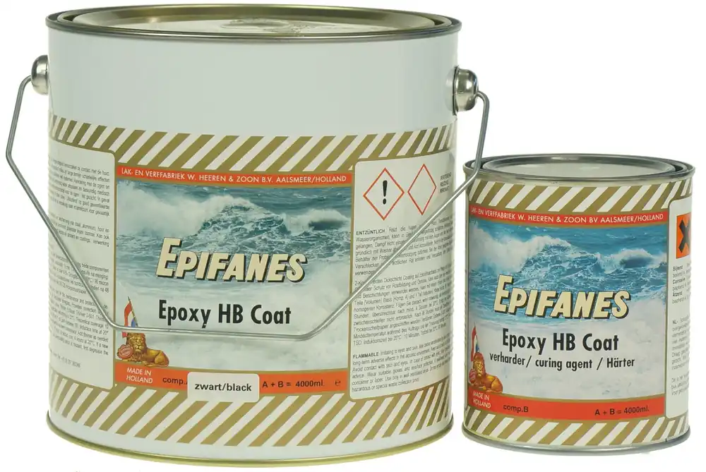 epifanes epoxy hb coat (grijs) 4 liter Gereduceerde Prijs