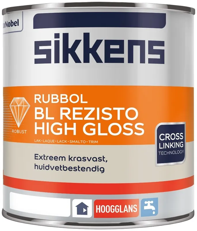 Fabrieksprijs Sikkens Rubbol Rezisto High Gloss (donkere kleur)1