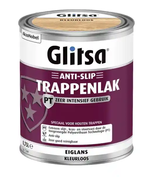 Glitsa Trappenlak Anti-Slip 0.75 ltr Uitverkoop