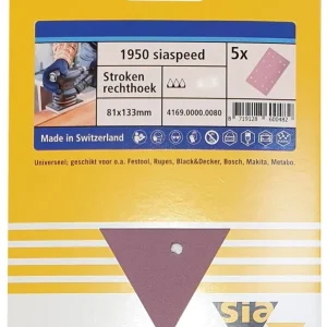 Aanbieding Sia 1950 Siaspeed Strook 81x133mm P180 5st