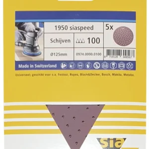 Beperkt Aanbod Sia 1950 Siaspeed Schuurschijf 125 mm 5 st P80