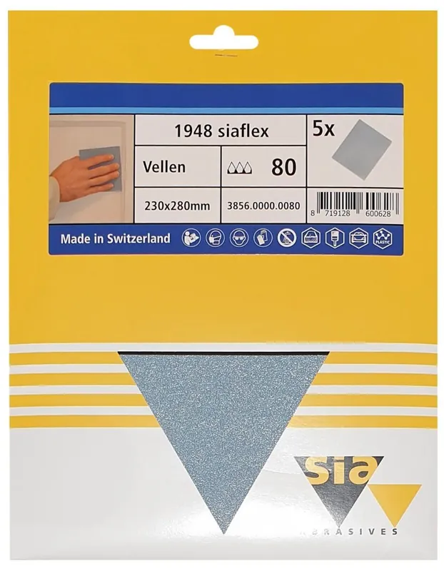 Sia Siaflex (23 x 28 mm) Dry-Wet 5st P80 Gecertificeerd