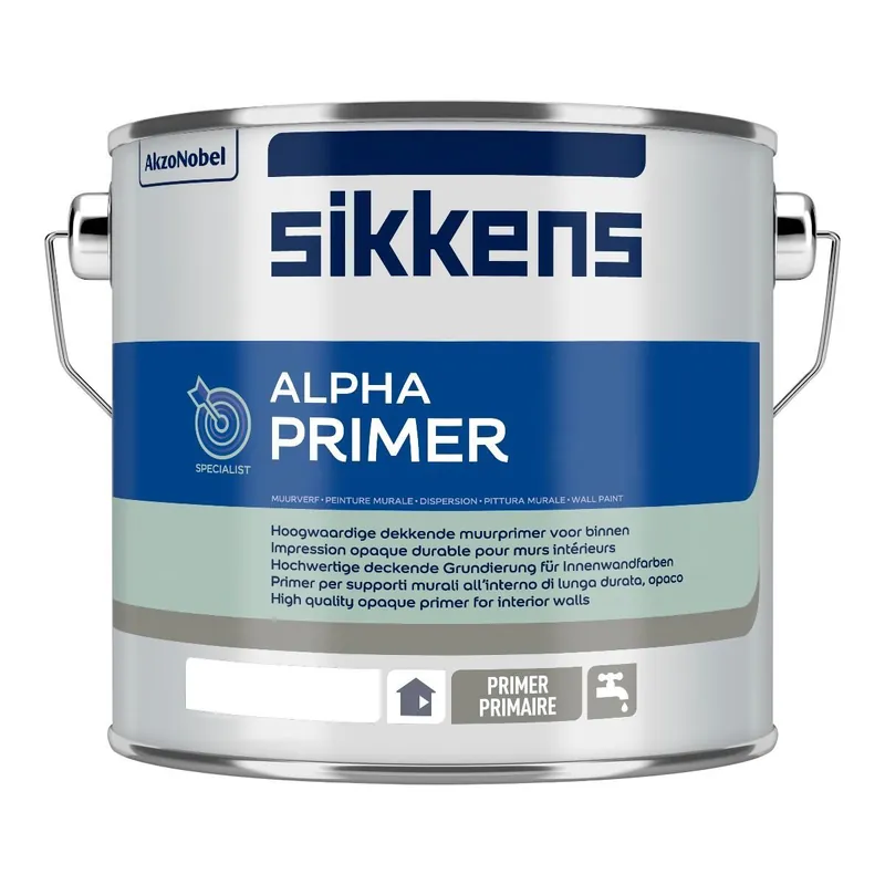 Laatste Versie Sikkens Alpha Primer (lichte kleur) 2,5 ltr