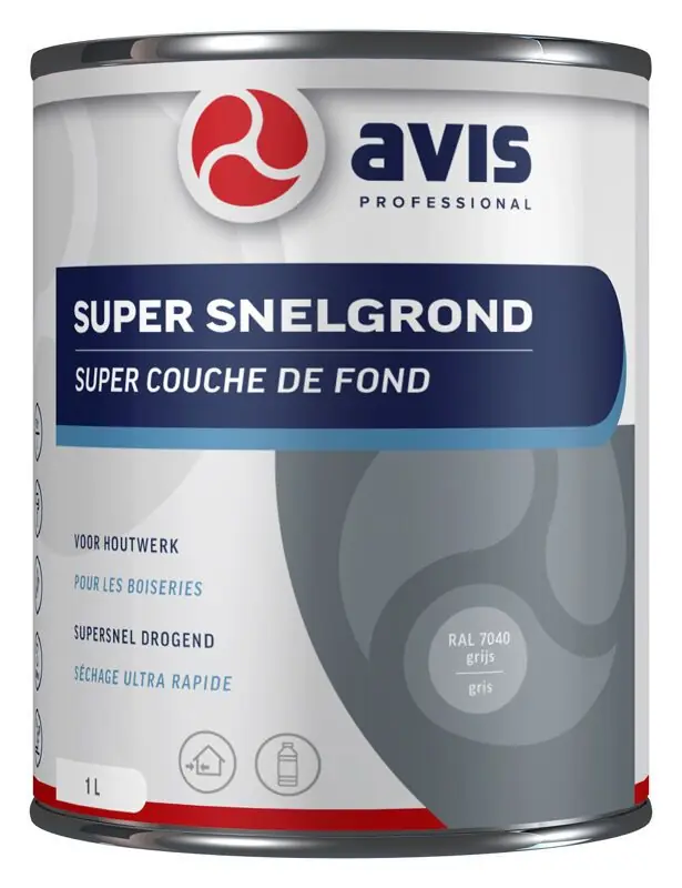 Merkproduct Avis Super Snelgrond (grijs) 1ltr