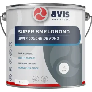 Beperkte Voorraad Avis Super Snelgrond (wit) 2,5ltr