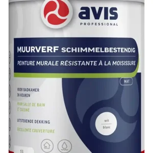 Rechtstreeks Van De Fabrikant Avis Muurverf schimmelbestendig 1 ltr