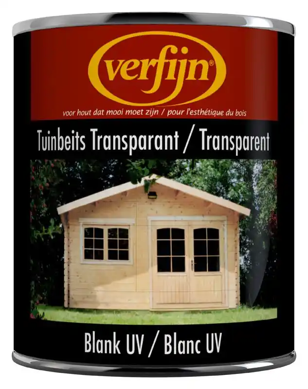 Seizoensaanbieding Verfijn Tuinbeits Transparant White wash