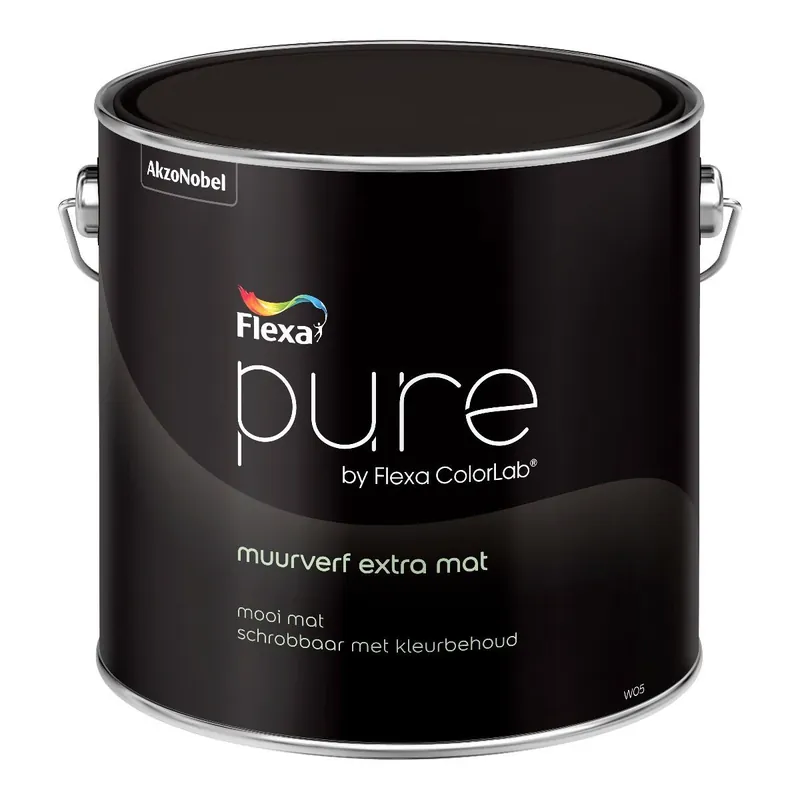 Flexa Pure Muurverf Extra Mat (lichte kleuren) 2,5 Nieuw