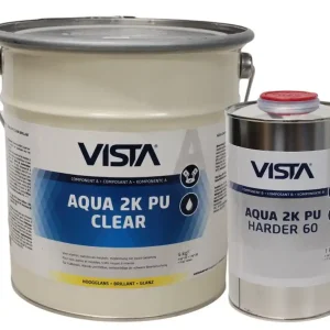 Superprijs Vista Aqua 2K Pu Clear Mat 5Kg