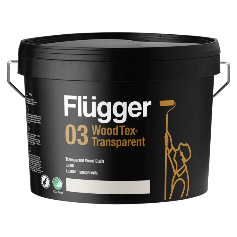 Flügger Wood Tex 03 Transparant Mengkleur Op = Op