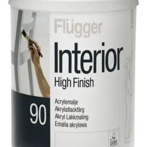 Beperkte Voorraad Flügger Interior High Finish 90 Gloss 0.75 ltr