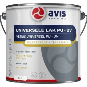 Beperkt Aanbod Avis Universele lak PU - UV Zijdeglans 2,5 ltr