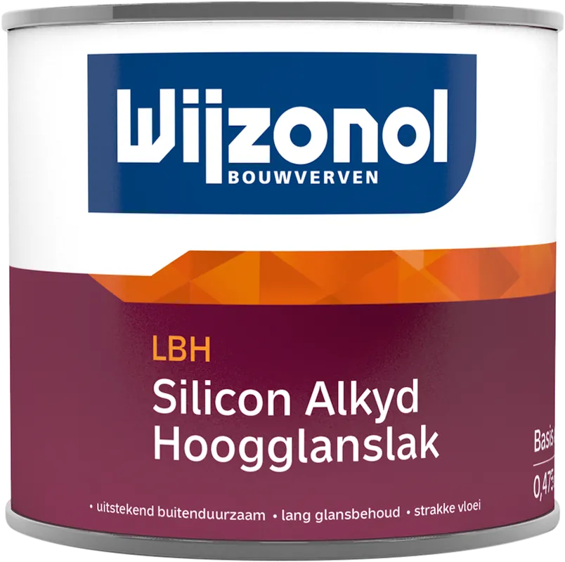 Aanbieding Wijzonol LBH Silicon Alkyd Hoogglans 0,5 ltr