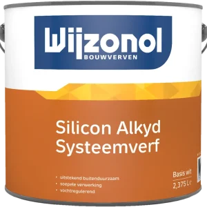 Wijzonol Silicon Alkyd Systeemverf (licht) 2,5 ltr Fabrieksprijs