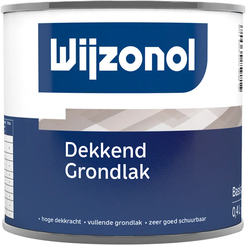 Gereduceerde Prijs Wijzonol Dekkend Grondlak (donker) 0,5 ltr