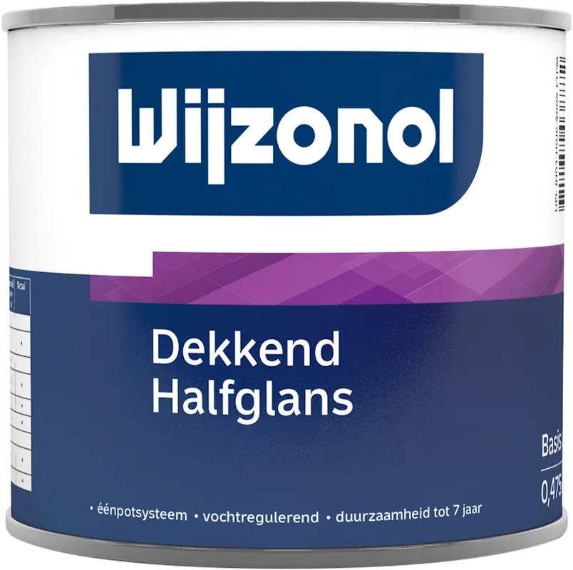 Wijzonol Dekkend Halfglans (licht) 0,5 ltr Betrouwbaar