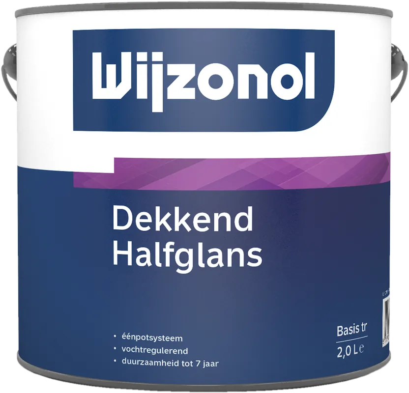 Wijzonol Dekkend Halfglans (donker) 2,5 ltr Nieuw