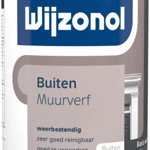 Nu Kopen Wijzonol Muurverf voor Buiten (licht) 1 ltr
