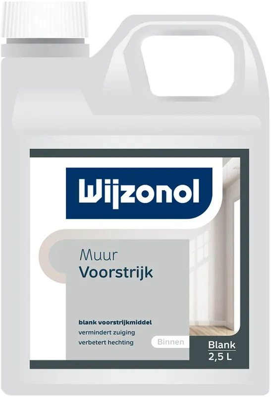 Wijzonol Muurvoorstrijk 2,5 ltr Weekendaanbieding