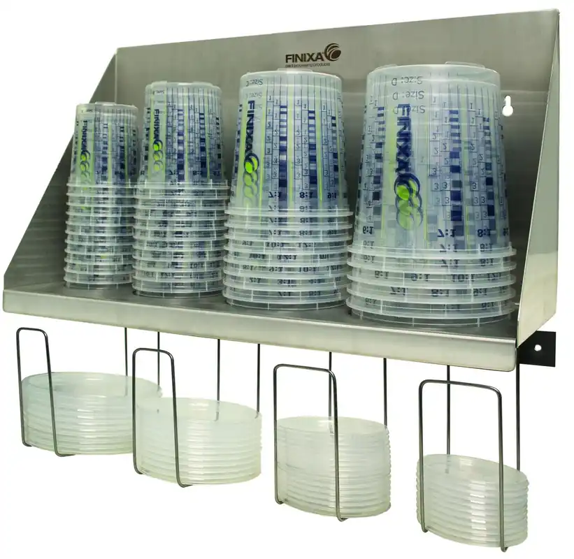 Bestel Nu FINIXA Dispenser voor Mengbekers & Deksels