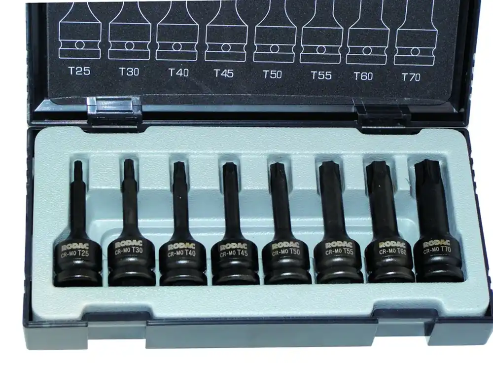 RODAC RA8688 Doppenset 1/2" Torx Merkproduct