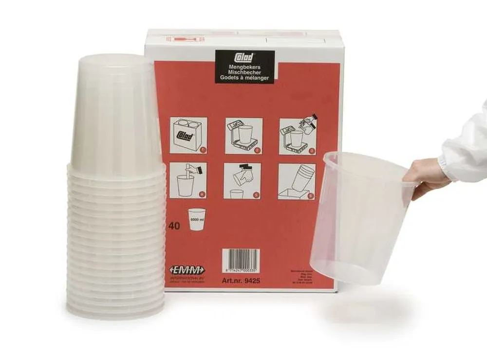 COLAD Mengbekers 6 liter - 40 stuks Goedkoop
