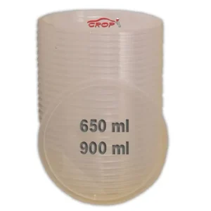 Deksels voor FINIXA Mengbekers 650ml & 900ml - 50 stuks Direct Beschikbaar