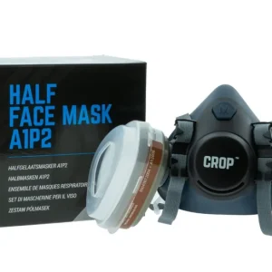 Lage Kosten CROP Halfgelaatsmasker A1P2 + carbonfilters & stoffilters