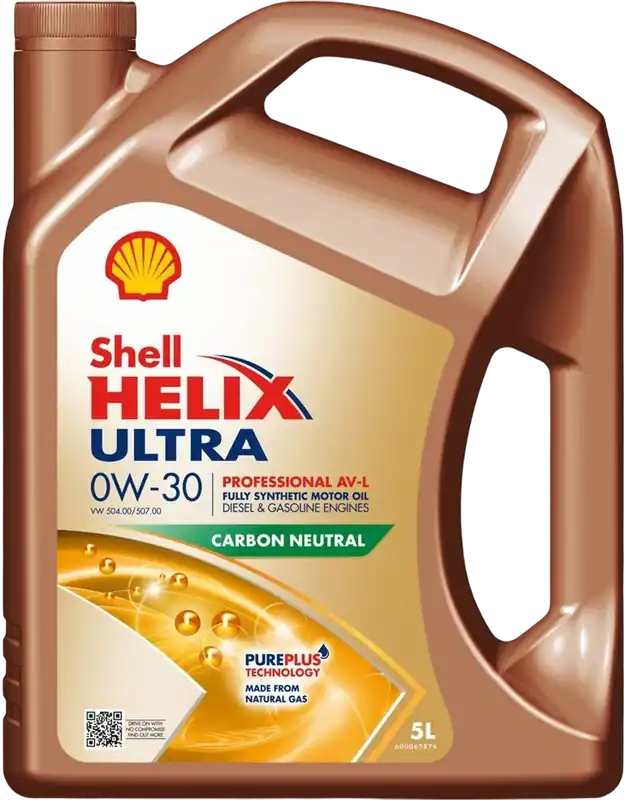 Gratis Retour Shell Helix Ultra Professional AV-L 0w30 motorolie 5 liter
