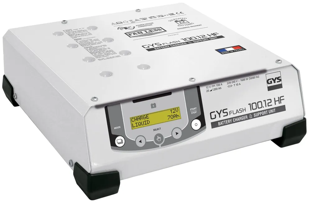 Gecertificeerd GYSFlash 100.12 HF Acculader